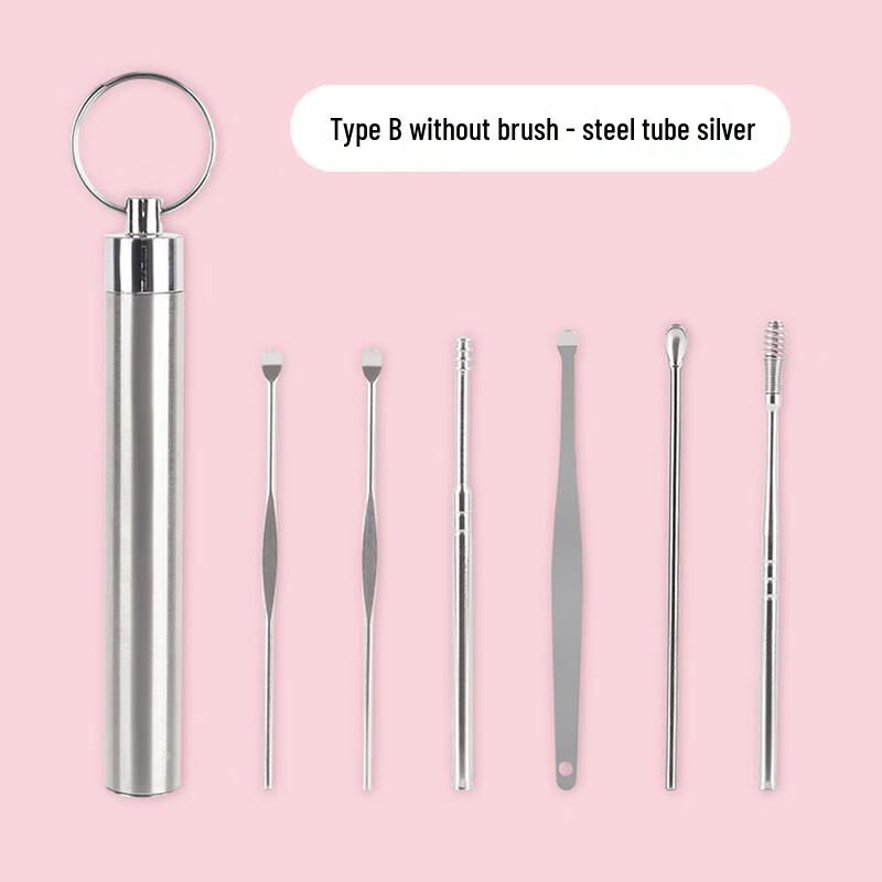 Stainless Steel 6-Piece Ear Pick Set