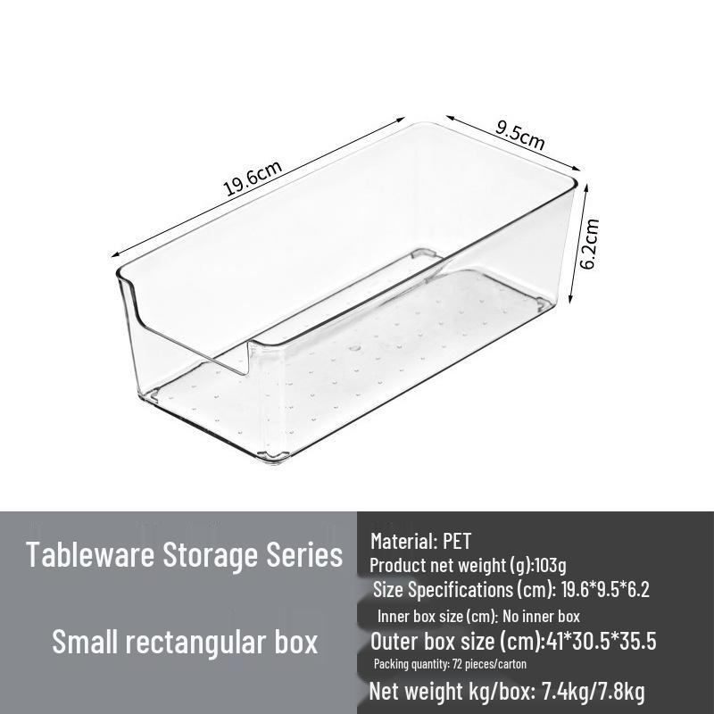 Food-Grade Refrigerator Storage Box with Lid for Kitchen Items