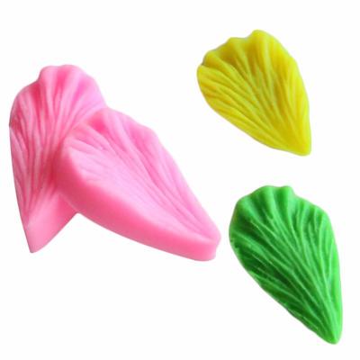 1Pair Leaves Petal Silicone Fondant Cake Chocolate Decor Baking Mold Tool