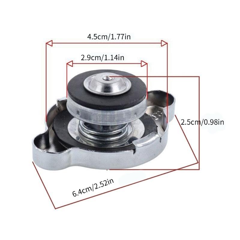 Aluminium 1.6 Bar Radiator Caps, Small Expansion Tank Radiator Caps Cover Universal Motorcycle ATV Car