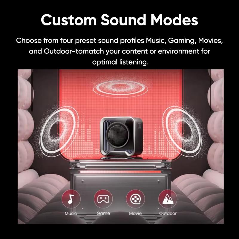 Edifier QS20 Portable Speaker with Ambient Light Bluetooth V6.0 IP67 Stereo Pairing Multipoint Connection Speaker with Mic