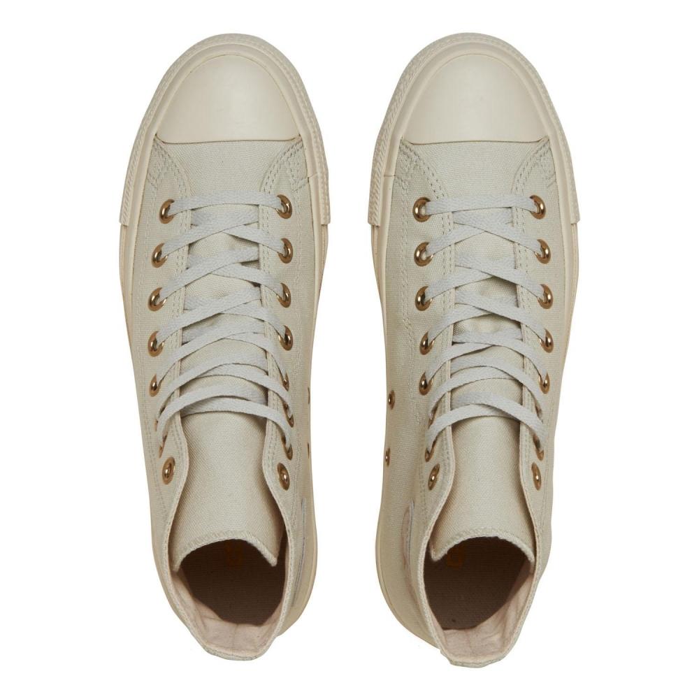 Converse All Star Gold Logo Patch Hi Misty Gray 31315771