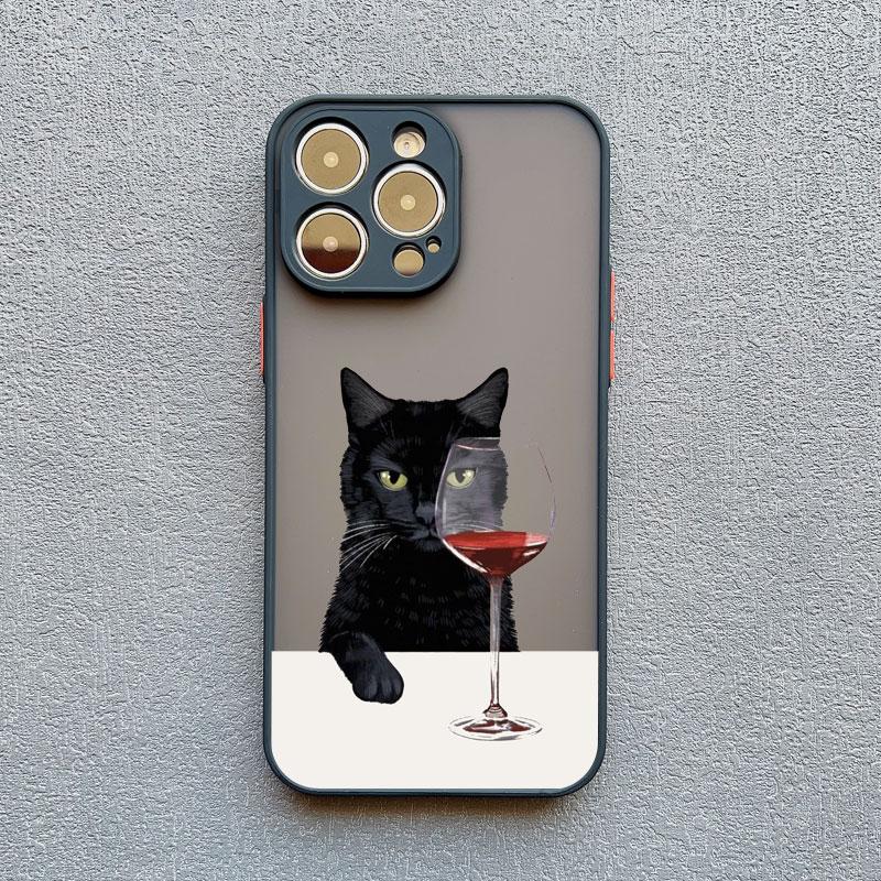 Funny Cat Daily Life Phone Case For iPhone 11 Case iPhone 12 14 Pro Max Mini 16 13 15 Pro Max 7 8 Plus XR XS X Shockproof Covers