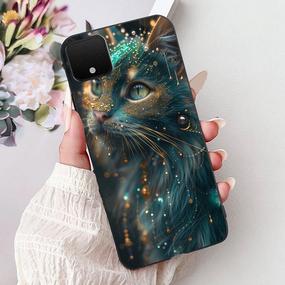Pour Google Pixel 4 XL Coque Pixel XL4 Housse Marbre de Luxe Dessin Animé Silicone Souple TPU Étuis de Téléphone Pour Google Pixel 4XL G020J Pare-chocs