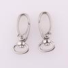 41mm Nickel-Plated Alloy Dog Clasp Keychain with Pendant Buckle