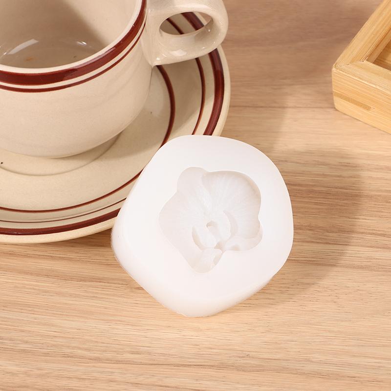 Silikonová forma ve tvaru orchideje motýlí DIY 3D forma na mýdlo, svíčku, dort, cupcake, fondán, želé, bonbóny, čokoládovou dekoraci, pečicí forma