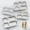 HUIHUADU Stainless Steel Divided Lunch Box & Tray