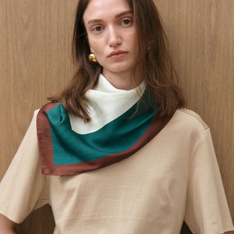 SANDBEIGE MATCHESFASHION COLOR SCARF