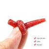 30Pcs Soft PVC Stick Baits Artificial Soft Fishing Lures With Salt Plastic Earthworm Fishing Baits Fishing Accessories