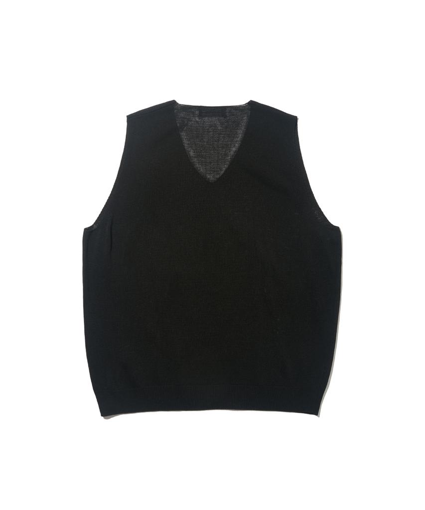 Otherfits Linen Summer Vest (Black)