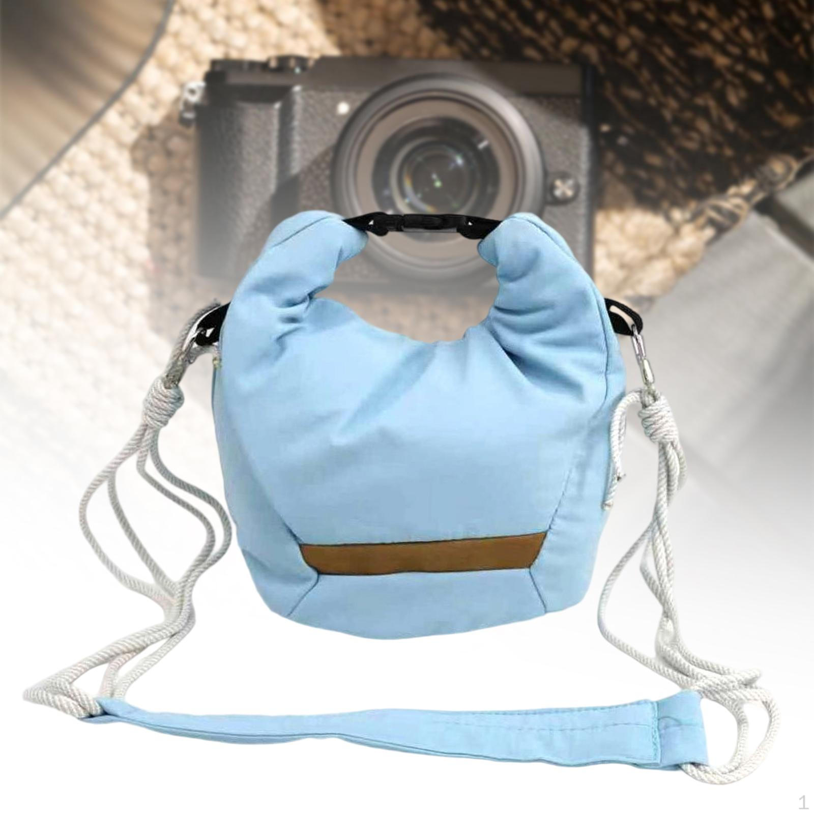 

Сумка для камери DSLR на плече, легка, для фотографів, фотокейс, мила, сумочка-гаманець синій