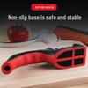 Three-Stage Kitchen Knife Sharpener - Natural Stone Whetstone for Home and Commercial Use