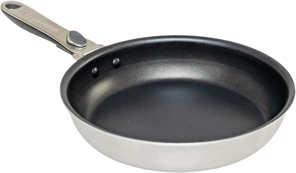 King Frying Pan PENTA Made In PFOA and PFOS Safe and Removable 24cm Single 2.0, Japan, Free, Secure, Gas/IH Compatible, Non-Stick, Handle, Healthy,