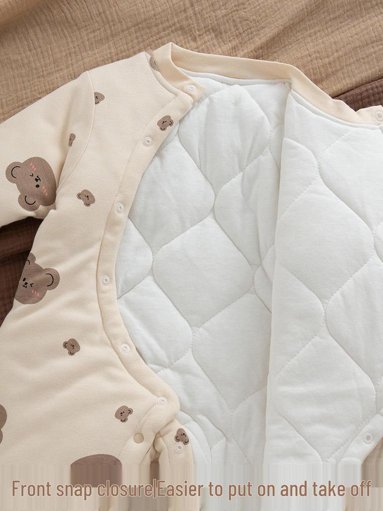 Baby Winter Cotton Padded Jacket and Jumpsuit - Infant Warm Wear