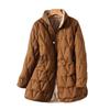 Autunno Inverno Donna Ultraleggero Piumino Lungo Piumino D'Anatra Bianca Femminile Monopetto Double Face
