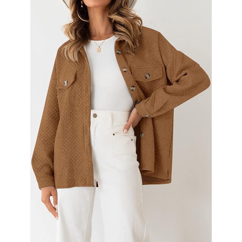 Women's Solid Color Jacket Jacket