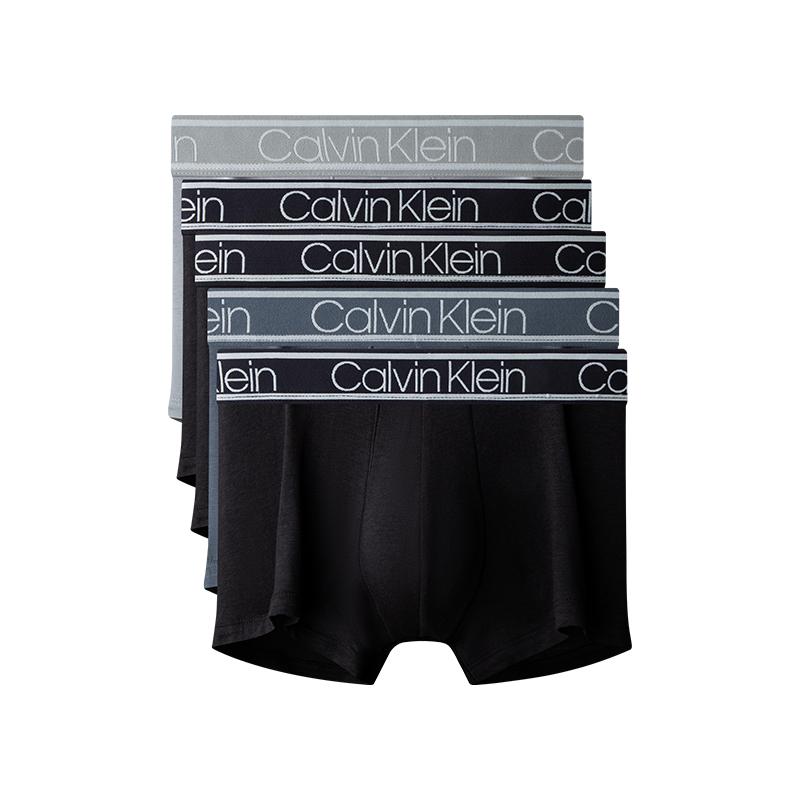 Calvin Klein Jacquard Waistband Low Rise No Show Briefs Boxer Shorts 5 Pack Men underwear NP2682O S