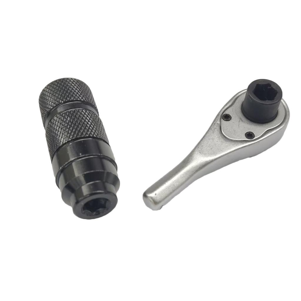 For Mini Steel Ratchet Wrench for 1/4 In 6.3mm Screwdriver Bit Use