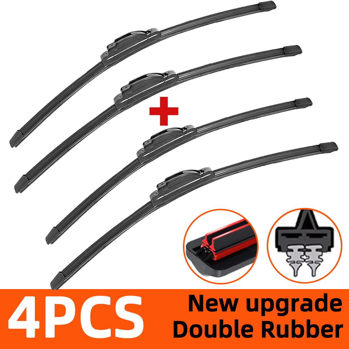 

Автомобильные дворники Двойная резина для Volkswagen Polo Передние щетки Резак Автомобильные детали Аксессуары Стеклоочистители Изнашиваемые детали 4PCS
