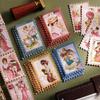 Schöner Tag Retro Vergoldete Kassenbon-Aufkleber - Alte Ticket-Serie, 4 Stile, 20 Blatt/Packung