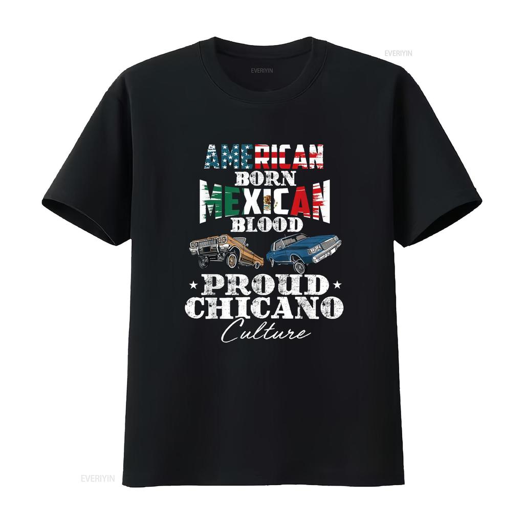 Lowrider Chicano Low Mexican American Latina Rider Cholo T Shirt vintage Washed Comfortable Top For Everyday Wear fashion