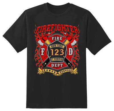 Firefighter Honor Service New York Tee Shirt 112915