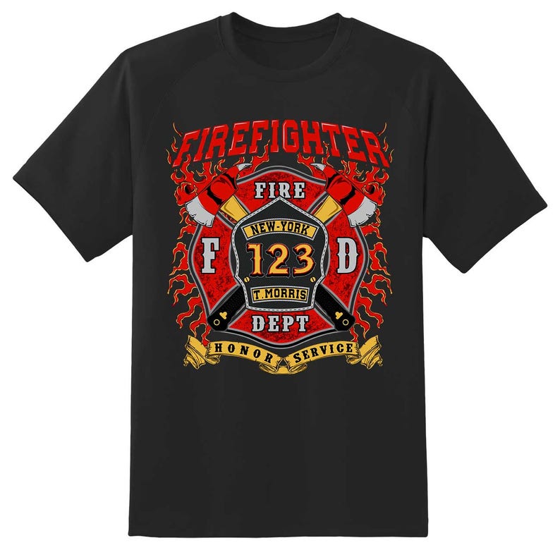 Firefighter Honor service New York Tee Shirt 112915 120