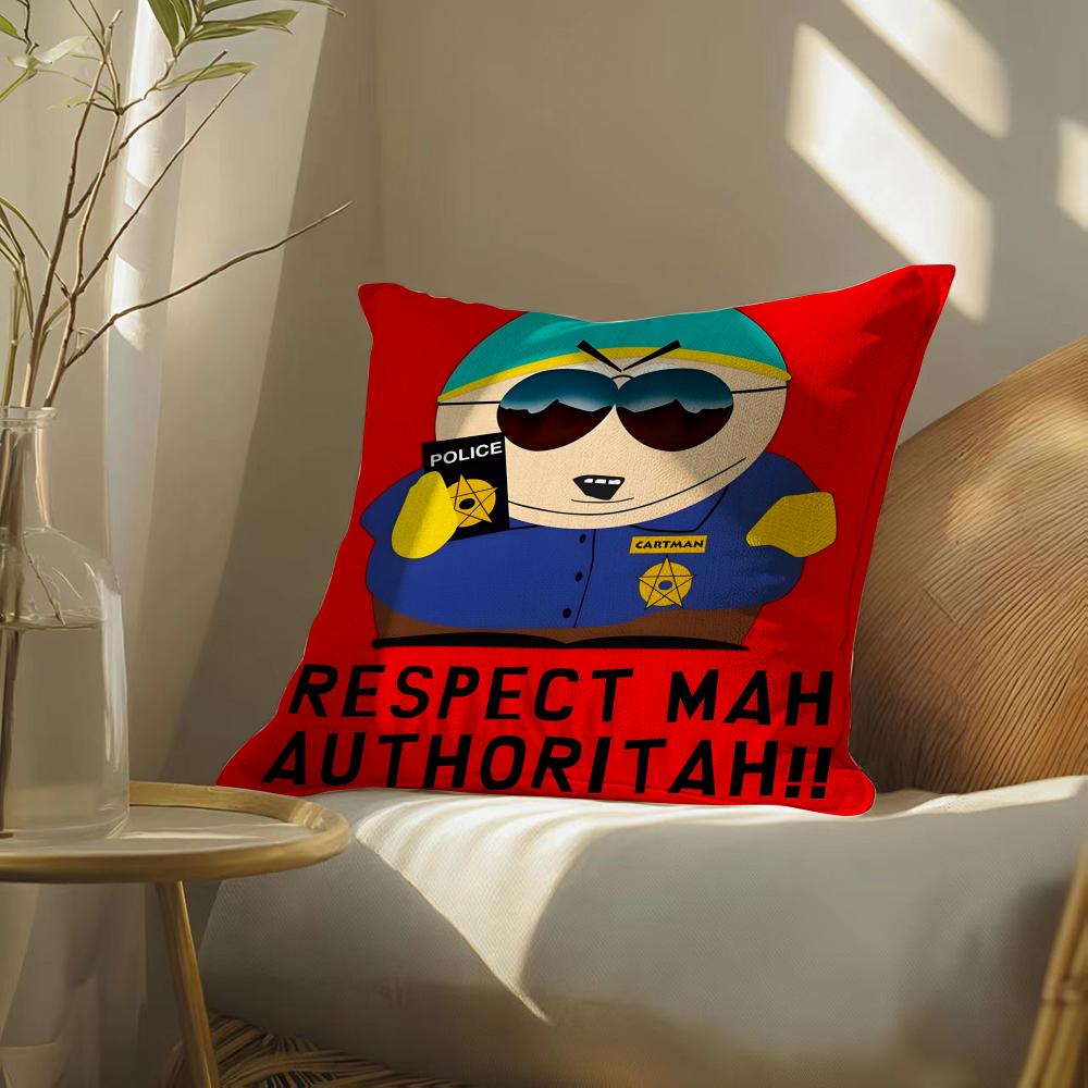 Southparkdecorative Pillow Case Pillowcase, Double-Sided Printed, Sofa Cushion, Bedroom Headboard