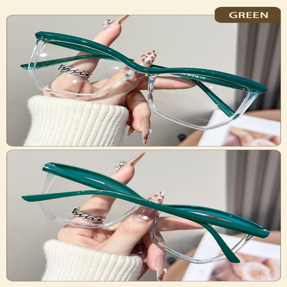 Lightweight Clear Glasses Transparent Anti Blue Light Optical Eyewear Classic Large Frame Aesthetic Computer Spectacles Women