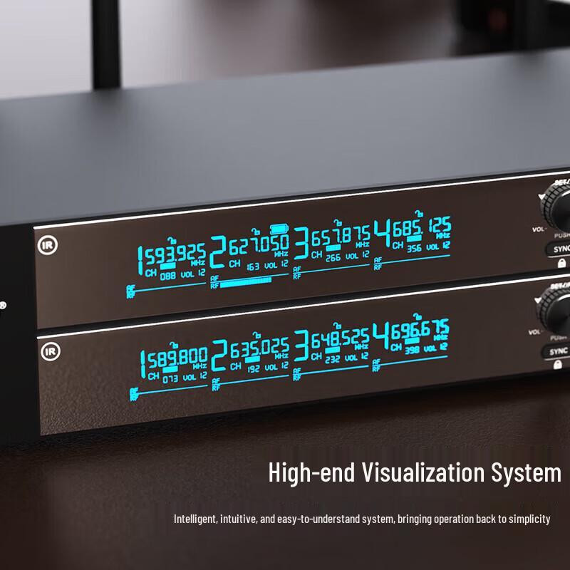 HuiDu HD-9314 Professional U-Band Wireless Microphone System (CN Version)