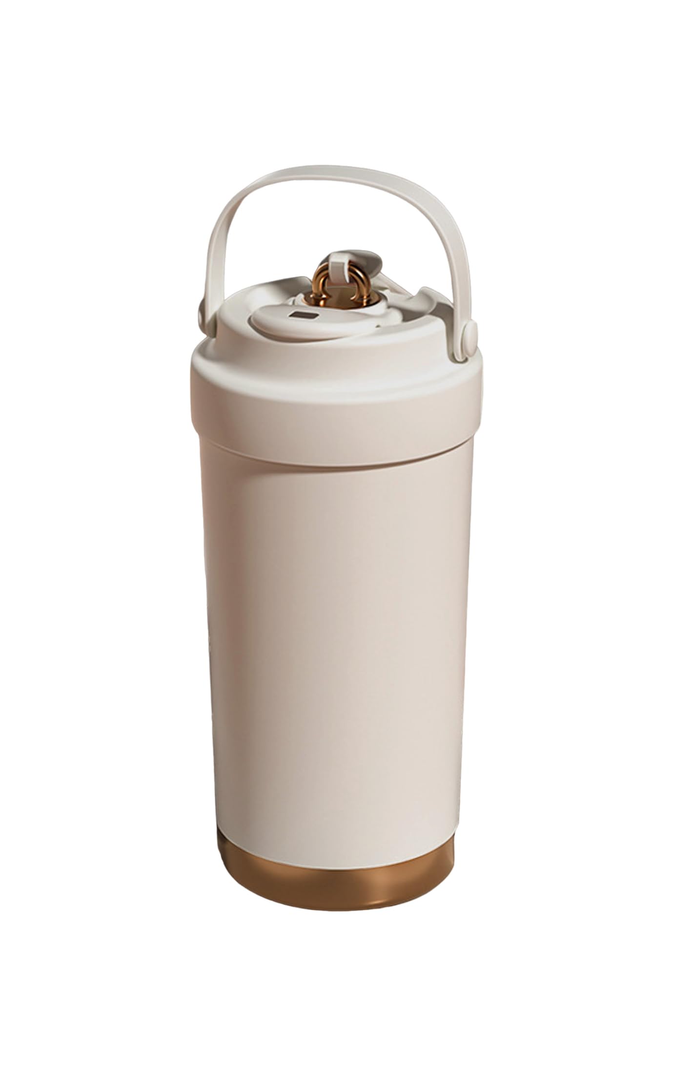 

Ceramic-coated vacuum-insulated tumbler with straw. [No metallic odor Comfortable 3-way drinking spout] Includes lid, leak-proof design, wide mouth,