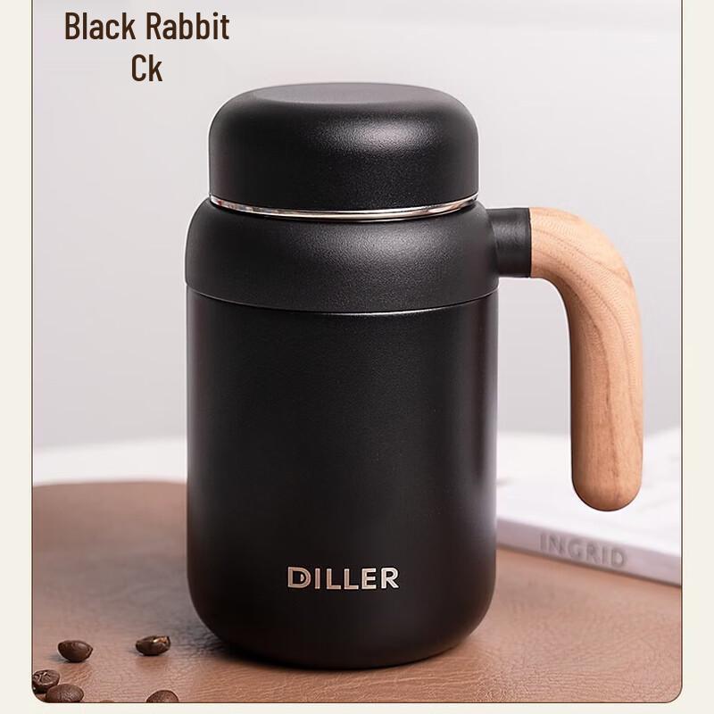 Diller Youle Handle Insulated Mug, 316 Stainless Steel