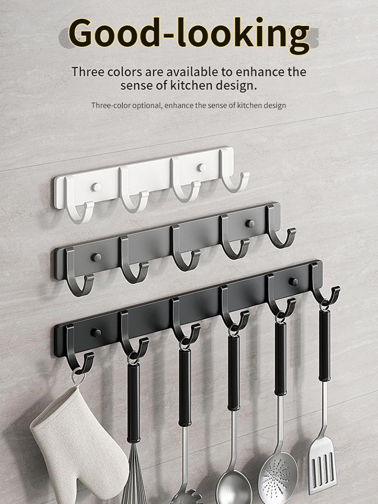 Bezděrovací dvířka za hákem Úložný prostor na zeď Věšák na šaty Háček na kabáty bez vrtání Věšák Ložnice Organizér Úložný prostor Kuchyně Acce