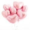 Palloncini Foil Cuore Oro Rosa 18 pollici Gonfiabili Elio Palloncini Decorazione Matrimonio Festa di Compleanno Palloncino Forniture Baby Shower