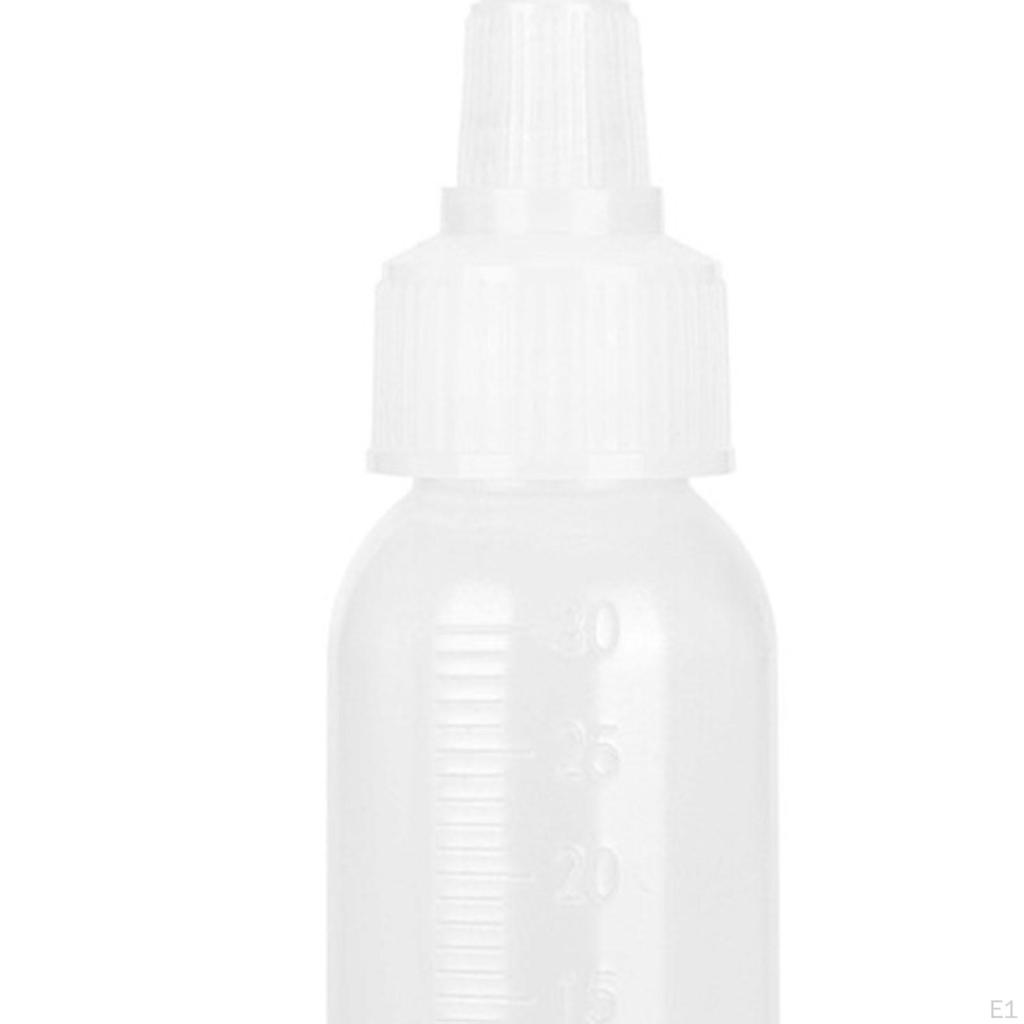 10 Pieces Dispensing Bottles Storage Containers Leakproof Round Convenient Squeezing for
