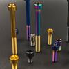 4/10pcs Titanium Bolt M5 M6 DIY Screw for Bike MTB / Road Bicycle, Length 12 16 18 20 23 25 30 35 40 45 50 55 60mm