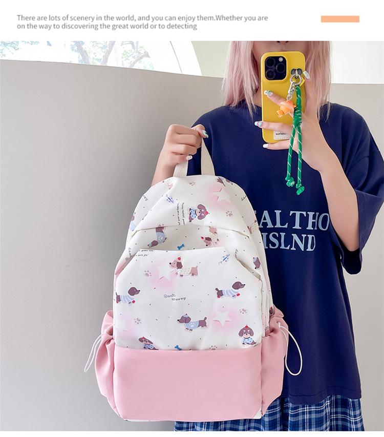 Moe Style Backpack 2025: Cute School Bag for Middle & High School Girls, College Students