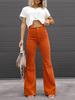 Corduroy Pants Women's Long Trousers Four Seasons Home Clothes Slim Fit Women's Bell Bottom Casual Pants Spot