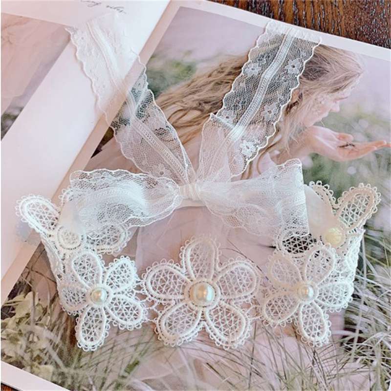 Newborn Baby Bow Knot Hair Band Accessories Soft Elastic Gift Soft Girls Flower Headband