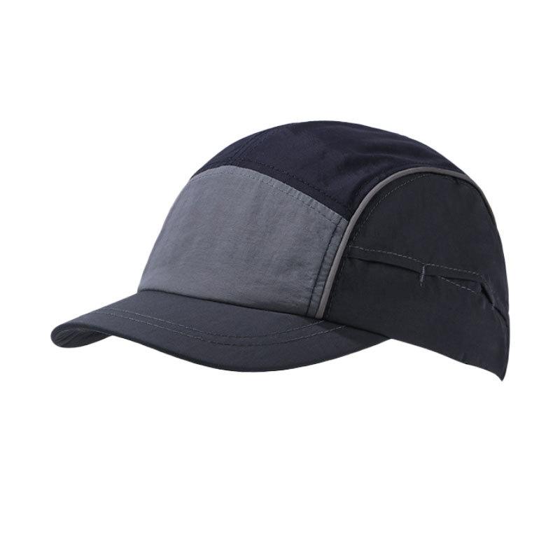 Quick-Drying Color Matching Short Brim Baseball Cap for Men Spring Summer Thin Outdoor Breathable Sun Hat