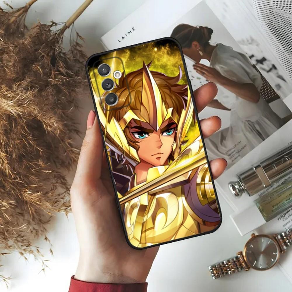 Saint Seiya Knights Of The Zodiac Phone Case For Samsung S24,23,22,30,21,10,9,Ultra,Plus,Lite,FE,5G Black Soft Case