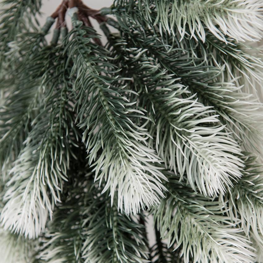 Artificial Plants Christmas Plastic Pine Needles Rattan Hanging New Year's Eve Decorations Home Garden Wedding Room Fake Flowers