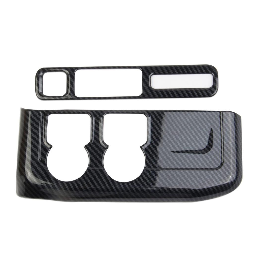 Carbon Fiber Side Console Headlight Switch Panel Cover Trim Accessories for 2021-2024 Chevy Tahoe Suburban for 2021-2024 GMC Yukon