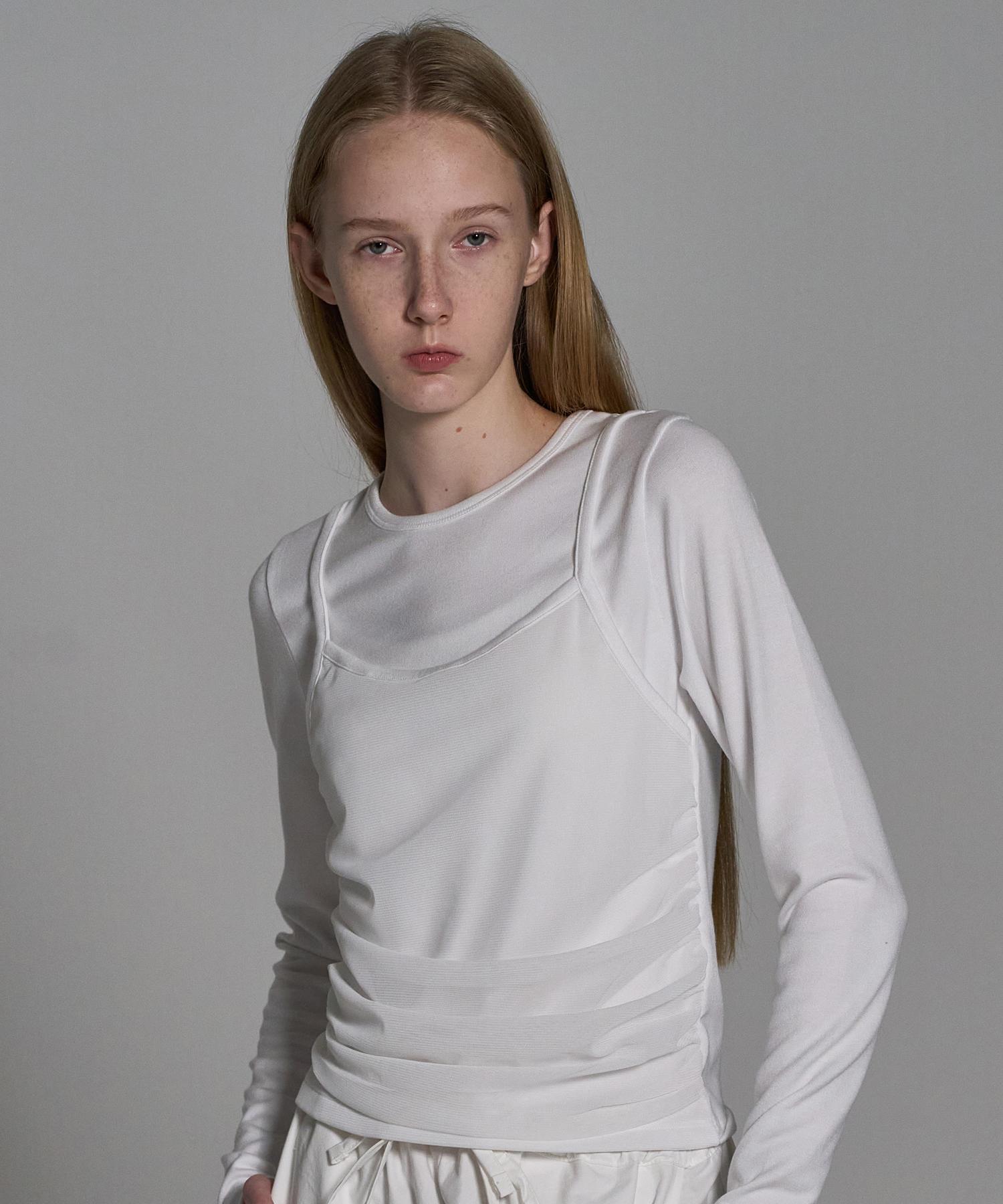 Eliotti Layered Ls Ts_White Free