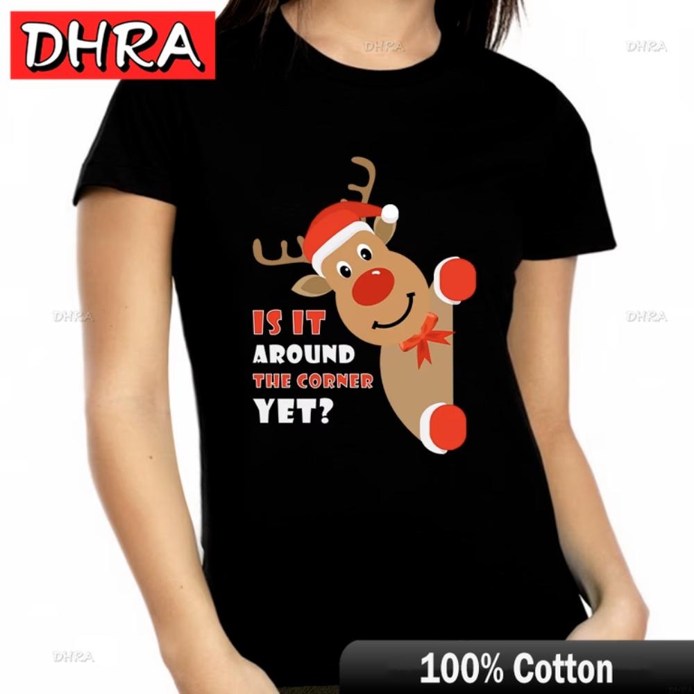 Christmas Funny Graphic T Shirt Men Women Santa Claus Print Streetwear Classic Cute Casual Unisex Tops Y2k Clothing S