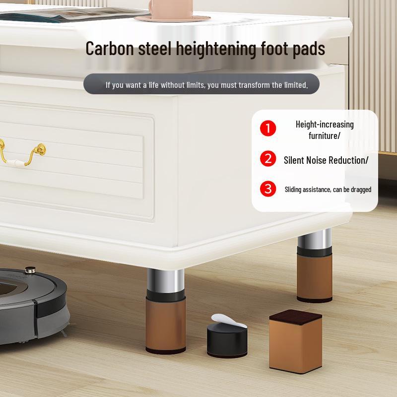 Masa, Dolap, Kanepe, Yatak ve Daha Fazlası İçin Kendinden Yapışkanlı Mobilya Yükseltme Pedleri
