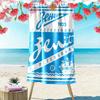 Zenit Print Strandtuch, Großes Weiches Schnelltrocknendes Handtuch für Strand Camping Schwimmen