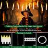 Floating Candles with Wand Magic Hanging Candles Flameless Flickering LED Taper Candle with Wand Remote Battery Window Candles