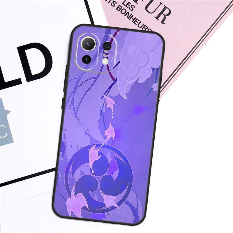 Genshin Impact Raiden Shogun Case For Xiaomi 17 Pro Max 14 15 Ultra 13T 15T 14T Pro POCO X7 Pro X5 X6 F5 F6 F7 F8 Cover