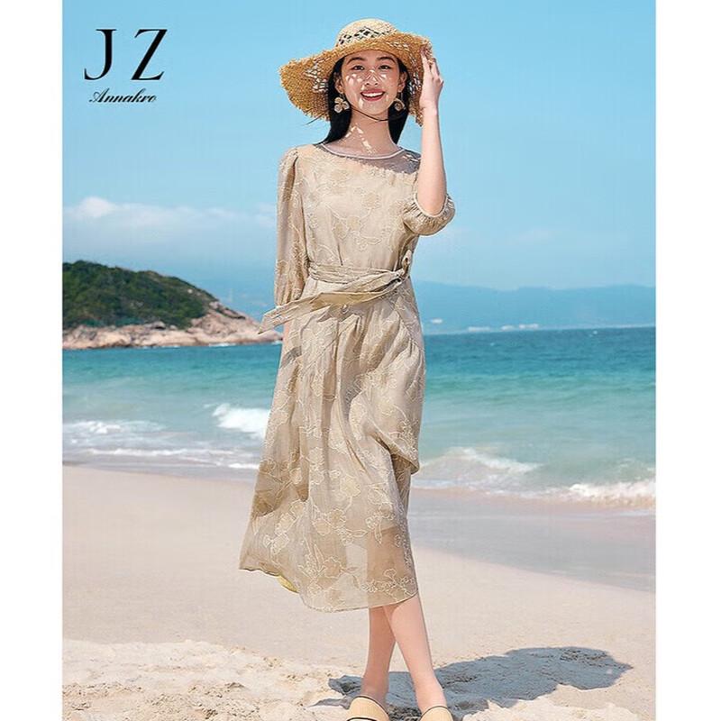 

Женский романтичный курортный комплект из двух предметов с выжженной текстурой L